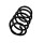 Suspension Spring Set front coil spring Ø 16 mm EIBACH for e.g. SEAT ALHAMBRA