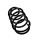 Suspension Spring Set front coil spring Ø 16 mm EIBACH for e.g. SEAT ALHAMBRA