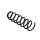 Suspension Spring Set Rear Axle Coil Spring Ø 11.2 mm EIBACH for AUDI A4