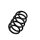 Suspension Spring Set front axle coil spring Ø 13 mm EIBACH for e.g. VW PASSAT