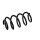 Suspension Spring Set front axle coil spring Ø 13 mm EIBACH for e.g. VW PASSAT