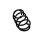 Suspension Spring Set front axle coil spring Ø 13 mm EIBACH for e.g. VW PASSAT