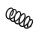 Suspension Spring Set front axle coil spring Ø 13.2 mm EIBACH for e.g. VW GOLF
