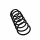 Suspension Spring Set front coil spring Ø 12.2 mm EIBACH for e.g. VW PASSAT