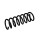 Suspension Spring Set Rear Axle Coil Spring Ø 12 mm EIBACH for VOLVO V50