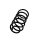 Suspension Spring Set front coil spring Ø 12.2 mm EIBACH for e.g. SKODA OCTAVIA