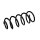 Suspension Spring Set front coil spring Ø 12.2 mm EIBACH for e.g. SKODA OCTAVIA