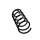 Suspension Spring Set front coil spring Ø 12.2 mm EIBACH for e.g. SKODA OCTAVIA