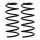 Suspension spring set front axle Ø 13.5 mm 370 mm EIBACH for CHEVROLET NUBIRA