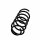 Suspension Spring Set front coil spring Ø 13.5 mm EIBACH for CHEVROLET NUBIRA