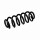 Suspension Spring Set Rear Axle Coil Spring Ø 13.2 mm EIBACH for VW T-ROC
