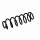 Suspension Spring Set rear coil spring Ø 11 mm EIBACH for e.g. PEUGEOT 307