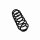 Suspension Spring Set rear coil spring Ø 11 mm EIBACH for e.g. PEUGEOT 307