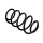 Suspension Spring Set Front Axle Coil Spring Ø 15 mm EIBACH for FORD GALAXY
