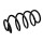Suspension Spring Set Front Axle Coil Spring Ø 15 mm EIBACH for FORD GALAXY