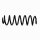 Rear Suspension Spring Set Ø 11.8 mm EIBACH for SKODA OCTAVIA and others