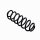 Rear Suspension Spring Set Ø 11.8 mm EIBACH for SKODA OCTAVIA and others