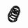 Suspension Spring Set front axle coil spring Ø 15.5 mm EIBACH for e.g. AUDI A4