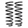 Suspension spring set rear Ø 13.2 mm 379 mm EIBACH for VOLVO XC70 I