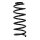 Suspension spring set front axle Ø 13 mm 371 mm EIBACH for e.g. VW PASSAT B3/B4