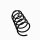 Suspension Spring Set front coil spring Ø 13.5 mm EIBACH for e.g. VOLVO V70