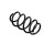 Suspension Spring Set front coil spring Ø 13.3 mm EIBACH for e.g. VW PASSAT