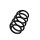 Suspension Spring Set front coil spring Ø 13.3 mm EIBACH for e.g. VW PASSAT