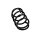 Suspension Spring Set front coil spring Ø 13.3 mm EIBACH for e.g. VW PASSAT