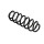 Suspension Spring Set Rear Axle Coil Spring Ø 11.5 mm EIBACH for AUDI A3