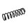 Suspension Spring Set Rear Axle Coil Spring Ø 10.8 mm EIBACH for FORD FOCUS