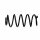 Suspension Spring Set front coil spring Ø 12.8 mm EIBACH for e.g. OPEL ASTRA