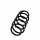 Suspension Spring Set front coil spring Ø 12.8 mm EIBACH for e.g. OPEL ASTRA