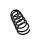 Suspension Spring Set front coil spring Ø 12.8 mm EIBACH for e.g. VW PASSAT