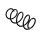 Suspension Spring Set front coil spring Ø 12.8 mm EIBACH for e.g. MB A-CLASS