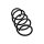 Suspension Spring Set front coil spring Ø 12.8 mm EIBACH for e.g. MB A-CLASS