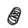 Suspension Spring Set front axle coil spring Ø 15.5 mm EIBACH for e.g. AUDI A6