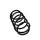 Suspension Spring Set front axle coil spring Ø 15.5 mm EIBACH for e.g. AUDI A6