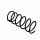 Suspension Spring Set front coil spring Ø 12.5 mm EIBACH for PEUGEOT 306
