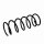 Suspension Spring Set front coil spring Ø 12.5 mm EIBACH for PEUGEOT 306
