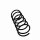 Suspension Spring Set front coil spring Ø 12.5 mm EIBACH for PEUGEOT 306