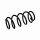 Suspension Spring Set front coil spring Ø 12.5 mm EIBACH for e.g. OPEL ZAFIRA