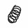 Suspension Spring Set front coil spring Ø 12.5 mm EIBACH for e.g. SEAT AROSA