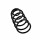 Suspension Spring Set front coil spring Ø 12.5 mm EIBACH for e.g. SEAT AROSA