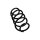 Suspension Spring Set front coil spring Ø 13.5 mm EIBACH for e.g. VW TOURAN