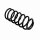 Suspension Spring Set front coil spring Ø 13.2 mm EIBACH for e.g. SEAT INCA