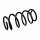 Suspension Spring Set front axle coil spring Ø 15 mm EIBACH for e.g. AUDI 100