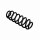 Suspension Spring Set rear coil spring Ø 12.5 mm EIBACH for SEAT ATECA