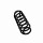 Suspension Spring Set rear coil spring Ø 12.5 mm EIBACH for SEAT ATECA