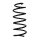 Suspension spring set front axle Ø 13.8 mm 436 mm EIBACH for e.g. VOLVO S60 I