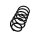 Suspension Spring Set front coil spring Ø 13.8 mm EIBACH for e.g. VOLVO S60